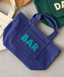 BIRTHDAY BAR（バースデイバー）の「キャンバスロゴプリントミニトートバッグ（ハンドバッグ）」