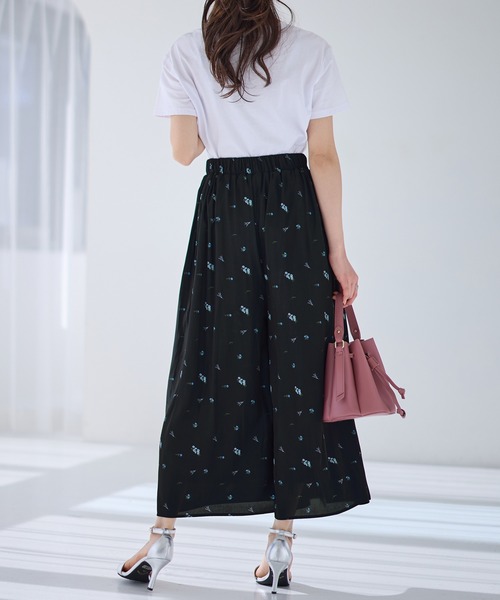 alotta(アロッタ)の「無地&柄アソートさらさらワイドパンツ(その他パンツ・レディース・ライトベージュ/ドット/スミクロ/ミント/ネイビー系1・M/L/LL)」の22枚目の写真