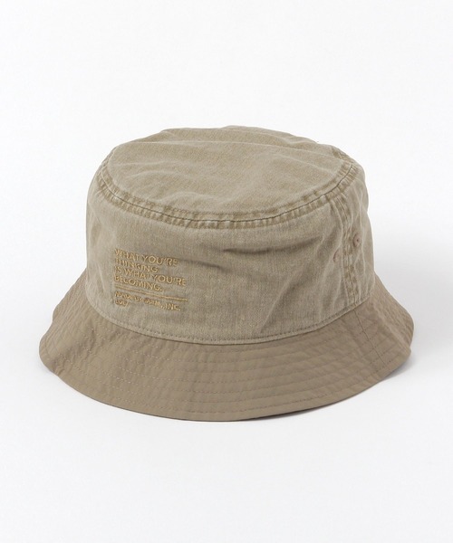 GEORGE'S(ジョージズ)の「ピグメントバケットハット(ハット・メンズ・ブラック/グリーン/ベージュ・FREE)」の2枚目の写真