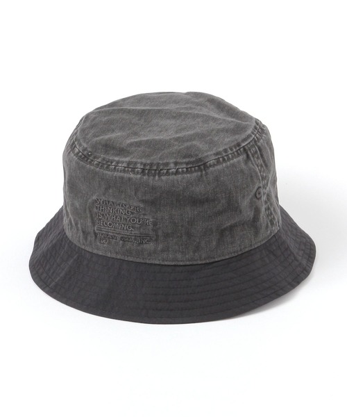 GEORGE'S(ジョージズ)の「ピグメントバケットハット(ハット・メンズ・ブラック/グリーン/ベージュ・FREE)」の1枚目の写真