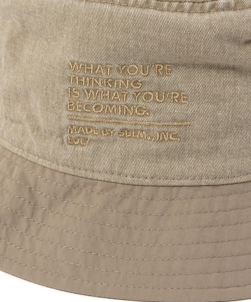GEORGE'S(ジョージズ)の「ピグメントバケットハット(ハット・メンズ・ブラック/グリーン/ベージュ・FREE)」の12枚目の写真