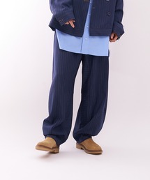 Nora Lily（ノラリリー）の「【Nora Lily】Pin Stripe Easy Barrel Pants（その他パンツ）」