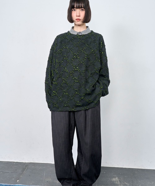 Nora Lily（ノラリリー）の「【Nora Lily】Pin Stripe Easy Barrel Pants（その他パンツ・メンズ・インディゴブルー/ブラック・FREE）」の13枚目の写真