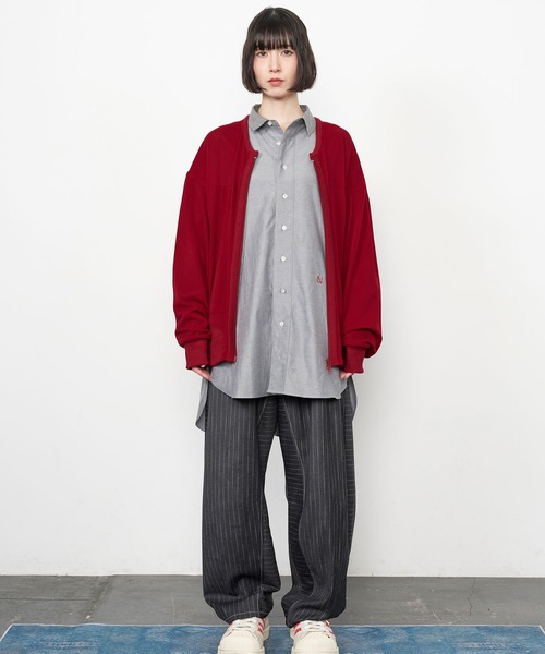 Nora Lily（ノラリリー）の「【Nora Lily】Pin Stripe Easy Barrel Pants（その他パンツ・メンズ・インディゴブルー/ブラック・FREE）」の14枚目の写真