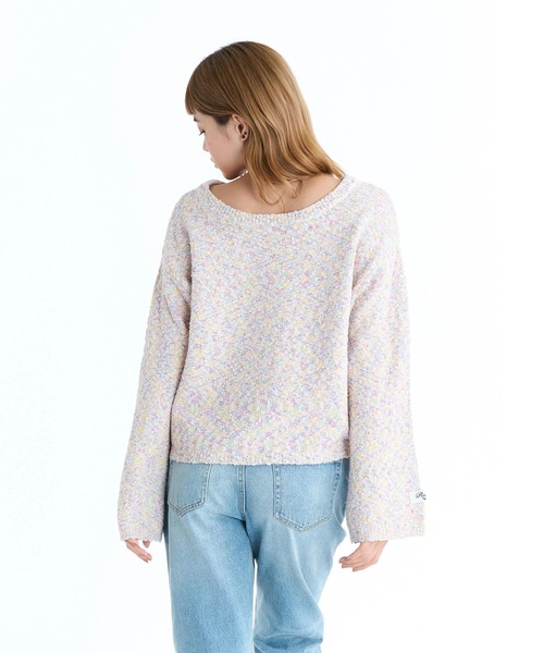 ROXY(ロキシー)の「ROXY ウィメンズ CHEERFUL ニットトップス 2WAY【2026年春夏モデル】(ニット/セーター・レディース・ナチュラル/ブルー/グリーン/パープル・LARGE/MEDIUM)」の20枚目の写真