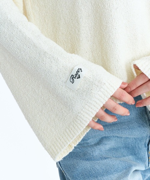 ROXY(ロキシー)の「ROXY ウィメンズ CHEERFUL ニットトップス 2WAY【2026年春夏モデル】(ニット/セーター・レディース・ナチュラル/ブルー/グリーン/パープル・LARGE/MEDIUM)」の7枚目の写真