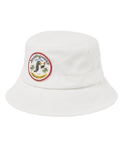 MUNSINGWEAR(マンシングウェア)の「【70周年記念】SODE KAHO 70周年限定ワンポイントバケットハット(ハット・メンズ・ネイビー/ホワイト・L/M)」の2枚目の写真