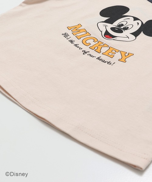 Disney(ディズニー)の「〈ディズニー〉ミッキーマウス/ラグラン半袖Tシャツ(Tシャツ/カットソー・キッズ・ブラック/チャコールグレー・80cm/90cm/100cm/110cm/120cm/130cm/140cm)」の7枚目の写真