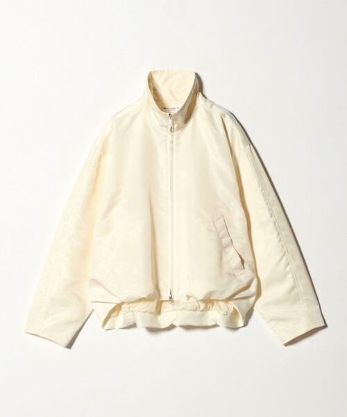 BEAUTY&YOUTH UNITED ARROWS（ビューティーアンドユースユナイテッドアローズ）の「ポリエステル スタンドカラー ブルゾン（ブルゾン・レディース・ブラック/オフホワイト・M/S）」の2枚目の写真