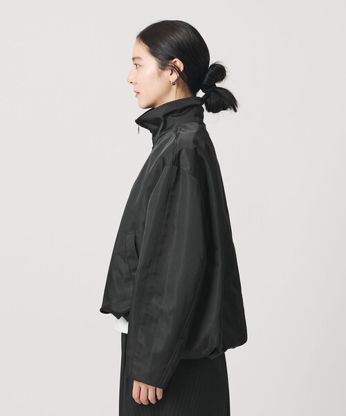 BEAUTY&YOUTH UNITED ARROWS（ビューティーアンドユースユナイテッドアローズ）の「ポリエステル スタンドカラー ブルゾン（ブルゾン・レディース・ブラック/オフホワイト・M/S）」の8枚目の写真