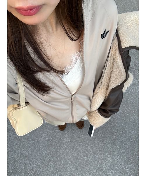 adidas Originals(アディダスオリジナルス)の「【adidas Originals for LITTLE UNION TOKYO】KE7960 FIREBIRD TRACK TOP ファイヤーバード トラックトップ(ジャージ・レディース・ベージュ・S/M/L/XL/XXL/XS)」の15枚目の写真