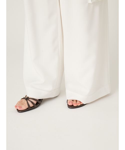 FRAY I.D（フレイアイディー）の「サイドファスナーカーゴパンツ/ウォッシャブル・防シワ・接触冷感（その他パンツ・レディース・グレー/ブラウン/ホワイト・0/1）」の8枚目の写真