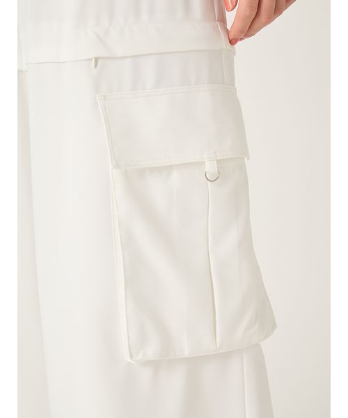 FRAY I.D（フレイアイディー）の「サイドファスナーカーゴパンツ/ウォッシャブル・防シワ・接触冷感（その他パンツ・レディース・グレー/ブラウン/ホワイト・0/1）」の10枚目の写真