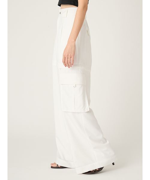 FRAY I.D（フレイアイディー）の「サイドファスナーカーゴパンツ/ウォッシャブル・防シワ・接触冷感（その他パンツ・レディース・グレー/ブラウン/ホワイト・0/1）」の13枚目の写真