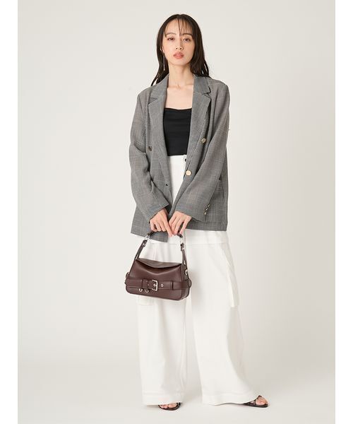 FRAY I.D（フレイアイディー）の「サイドファスナーカーゴパンツ/ウォッシャブル・防シワ・接触冷感（その他パンツ・レディース・グレー/ブラウン/ホワイト・0/1）」の17枚目の写真