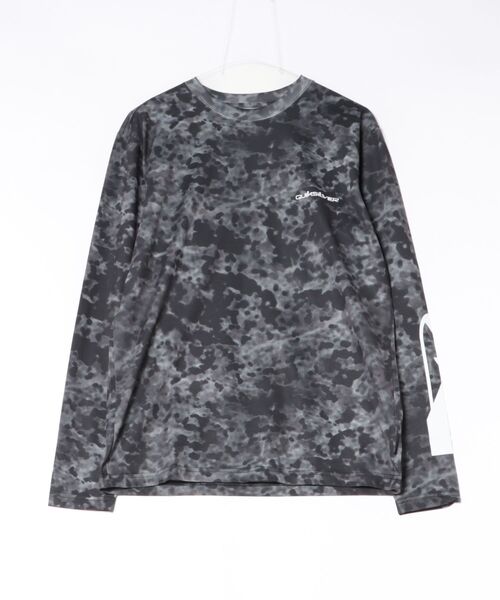 Quiksilver（クイックシルバー）の「QUIKSILVER メンズ HOLMES LS 長袖サーフTシャツ 【2026年春夏モデル】/クイックシルバー速乾UVカット水陸両用tシャツ（Tシャツ/カットソー・メンズ・ホワイト/ブラック/ブラック系その他・LARGE/SMALL/MEDIUM/X-LARGE）」の3枚目の写真