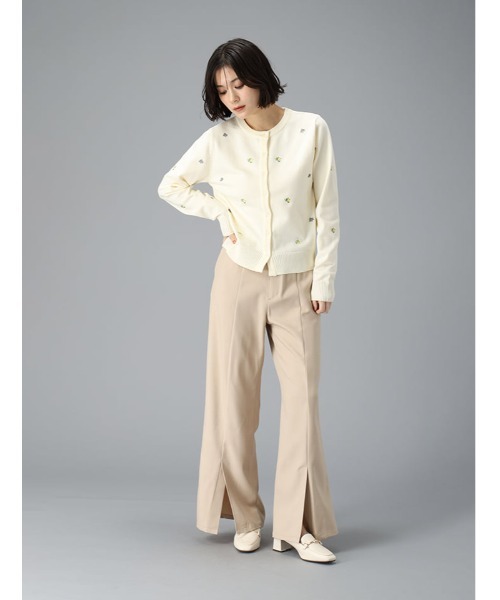 fifth（フィフス）の「【XSサイズあり】裾スリットセンタープレスパンツ（その他パンツ・レディース・ベージュ/ネイビー・XS/M）」の14枚目の写真