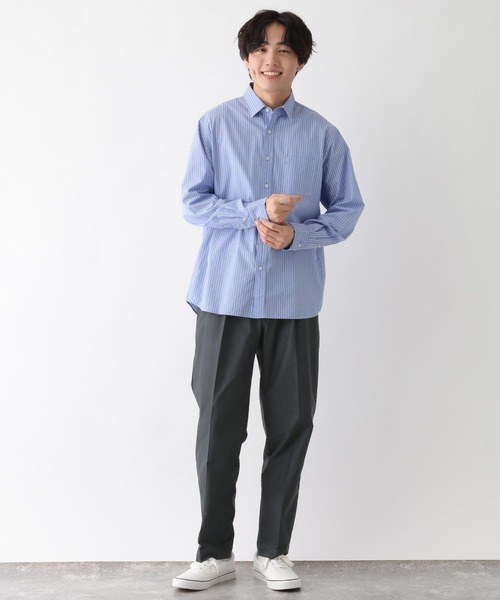 GLOBAL WORK(グローバルワーク)の「スマらくイージーテーパードパンツ/メッシュ/636102(その他パンツ・メンズ・ネイビー/グレー系9/チャコールグレー・X-LARGE/LARGE/MEDIUM/SMALL)」の21枚目の写真