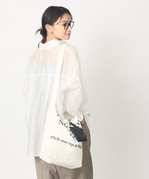 abahouse mavie（アバハウスマヴィ）の「【CONTROL FREAK/コントロールフリーク】WASHED LOGOトート/別注カラー（トートバッグ・レディース・ブラウン/アイボリー/ブルー・フリー）」の14枚目の写真