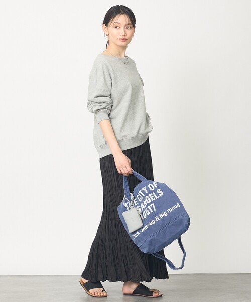 abahouse mavie（アバハウスマヴィ）の「【CONTROL FREAK/コントロールフリーク】WASHED LOGOトート/別注カラー（トートバッグ・レディース・ブラウン/アイボリー/ブルー・フリー）」の18枚目の写真