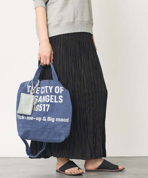 abahouse mavie（アバハウスマヴィ）の「【CONTROL FREAK/コントロールフリーク】WASHED LOGOトート/別注カラー（トートバッグ・レディース・ブラウン/アイボリー/ブルー・フリー）」の20枚目の写真