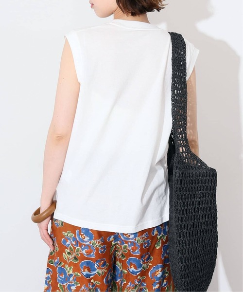 SLOBE IENA（スローブイエナ）の「《2枚セット/WEB限定/追加》アイラインキャミワンピース×ノースリーブTEEセット（ワンピース・レディース・ブラック/ブラックミックス・FREE）」の22枚目の写真