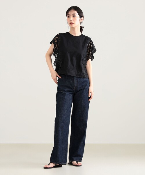 Demi-Luxe BEAMS(デミルクス ビームス)の「カットワーク ブラウス(シャツ/ブラウス・レディース・ブラック/ホワイト・36/38)」の16枚目の写真