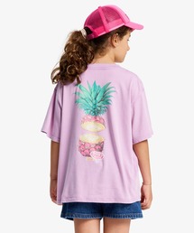 ROXY（ロキシー）の「ROXY キッズ EVEOVERSIZE WASHED Tシャツ 【2026年春夏モデル】/ロキシーキッズ半袖tシャツ（Tシャツ/カットソー）」