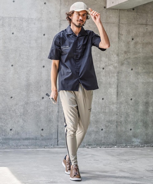 1minute 1second(ワンミニットワンセカンド)の「mhs2565-1M1S back-twill open collar shirt オープンカラーシャツ(1M26N170)(シャツ/ブラウス・メンズ・ネイビー/ブラック×ホワイト/ブラック×ブルー・XL/L/M/S)」の11枚目の写真