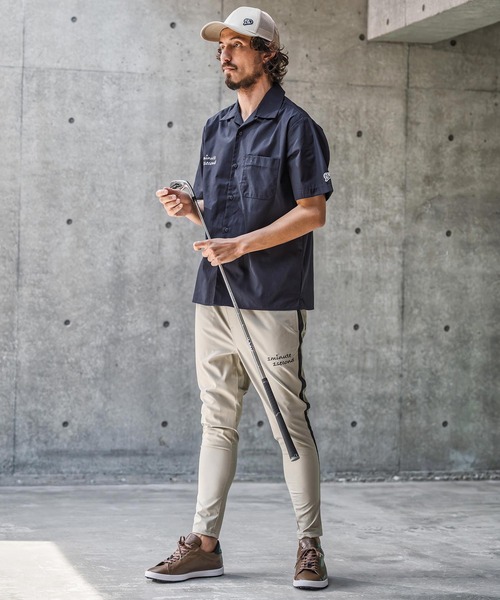 1minute 1second(ワンミニットワンセカンド)の「mhs2565-1M1S back-twill open collar shirt オープンカラーシャツ(1M26N170)(シャツ/ブラウス・メンズ・ネイビー/ブラック×ホワイト/ブラック×ブルー・XL/L/M/S)」の12枚目の写真