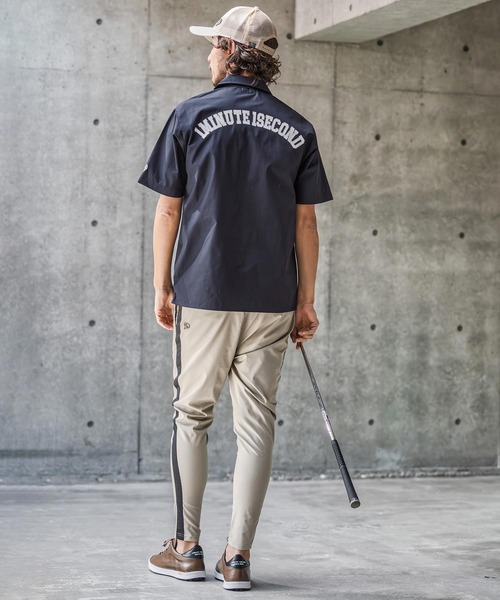 1minute 1second(ワンミニットワンセカンド)の「mhs2565-1M1S back-twill open collar shirt オープンカラーシャツ(1M26N170)(シャツ/ブラウス・メンズ・ネイビー/ブラック×ホワイト/ブラック×ブルー・XL/L/M/S)」の13枚目の写真