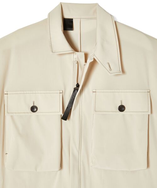 N.HOOLYWOOD COMPILE(N.ハリウッド コンパイル)の「FLAP POCKET JACKET(ブルゾン・メンズ・ベージュ/ネイビー・40/38/36)」の4枚目の写真