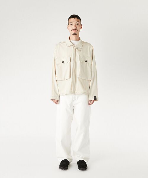 N.HOOLYWOOD COMPILE(N.ハリウッド コンパイル)の「FLAP POCKET JACKET(ブルゾン・メンズ・ベージュ/ネイビー・40/38/36)」の11枚目の写真