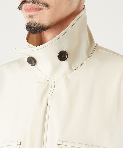 N.HOOLYWOOD COMPILE(N.ハリウッド コンパイル)の「FLAP POCKET JACKET(ブルゾン・メンズ・ベージュ/ネイビー・40/38/36)」の14枚目の写真