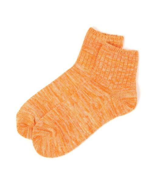 LAKOLE（ラコレ）の「ショートMIXカラーソックス / 636441（ソックス/靴下・メンズ・グレー/オレンジ/グリーン・FREE）」の3枚目の写真
