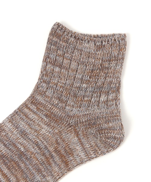 LAKOLE（ラコレ）の「ショートMIXカラーソックス / 636441（ソックス/靴下・メンズ・グレー/オレンジ/グリーン・FREE）」の4枚目の写真