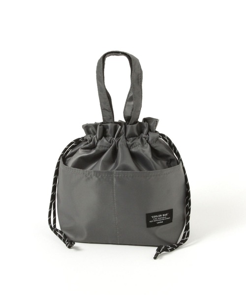 LAKOLE(ラコレ)の「パラコード保冷巾着バッグ / 637064(トートバッグ・レディース・イエロー/ブラック/グレー・FREE)」の5枚目の写真