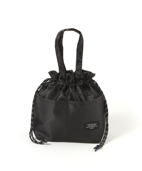 LAKOLE(ラコレ)の「パラコード保冷巾着バッグ / 637064(トートバッグ・レディース・イエロー/ブラック/グレー・FREE)」の6枚目の写真