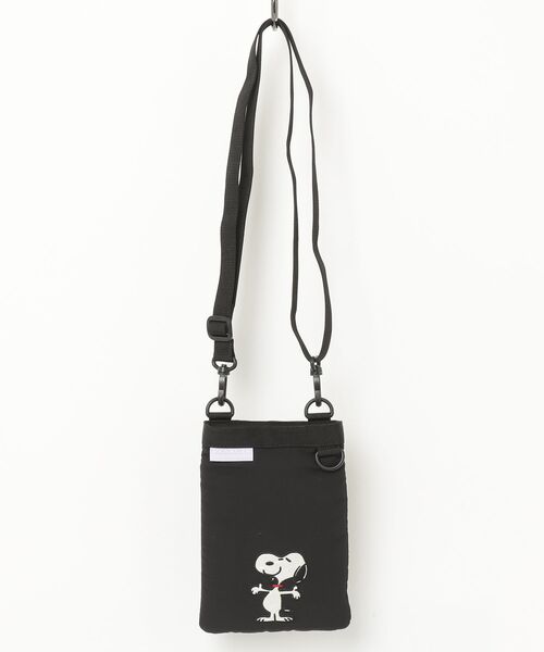 SNOOPY（スヌーピー）の「SNOOPY スヌーピー スマホショルダーバッグ リップストップ（ショルダーバッグ・レディース・ブルー/ブラック・FREE）」の8枚目の写真