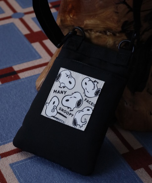 SNOOPY（スヌーピー）の「SNOOPY スヌーピー スマホショルダーバッグ リップストップ（ショルダーバッグ・レディース・ブルー/ブラック・FREE）」の18枚目の写真