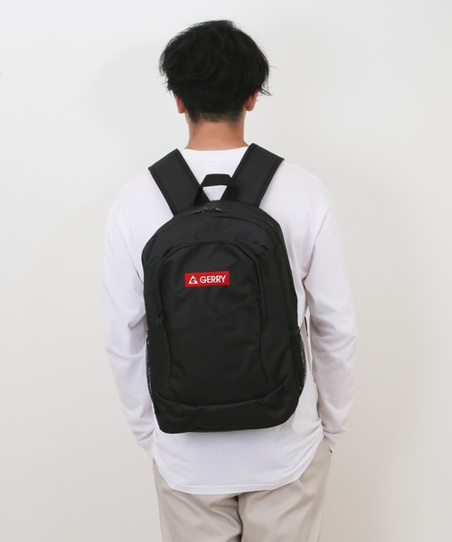 BACKYARD FAMILY(バックヤードファミリー)の「GERRY デイバッグ(バックパック/リュック・メンズ・ブラック×ブラック/ブラック×レッド・FREE)」の2枚目の写真