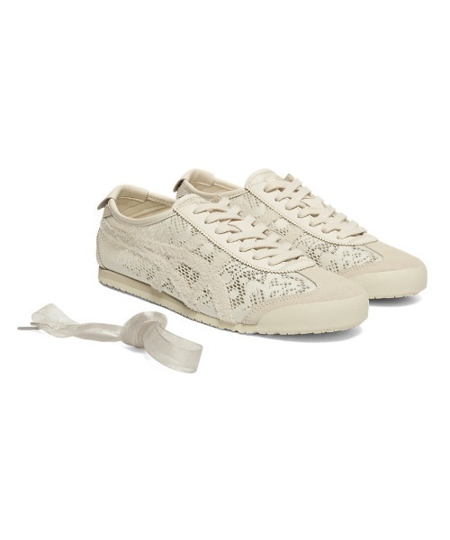 Onitsuka Tiger(オニツカタイガー)の「MEXICO 66 / メキシコ 66(スニーカー・レディース・アイボリー/グレー/ベージュ系・24/23.5/23/22.5/29/28.5/28/27.5/27/26.5/26/25.5/25/24.5)」の11枚目の写真
