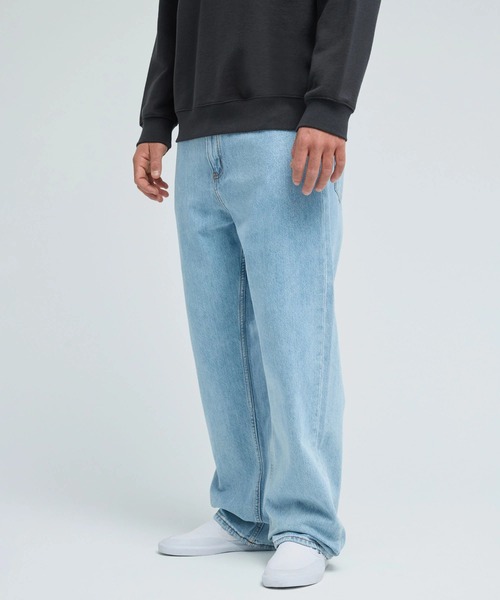Quiksilver(クイックシルバー)の「QUIKSILVER メンズ QUIKSILVER BAGGY DENIM デニムロングパンツ バギーフィット【2026年春夏モデル】/ウォッシュド(デニムパンツ・メンズ・ブラック/ライトブルー・32inch)」の1枚目の写真
