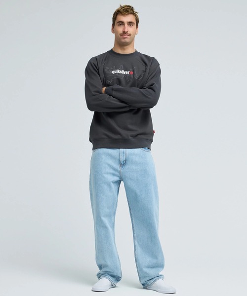 Quiksilver(クイックシルバー)の「QUIKSILVER メンズ QUIKSILVER BAGGY DENIM デニムロングパンツ バギーフィット【2026年春夏モデル】/ウォッシュド(デニムパンツ・メンズ・ブラック/ライトブルー・32inch)」の11枚目の写真