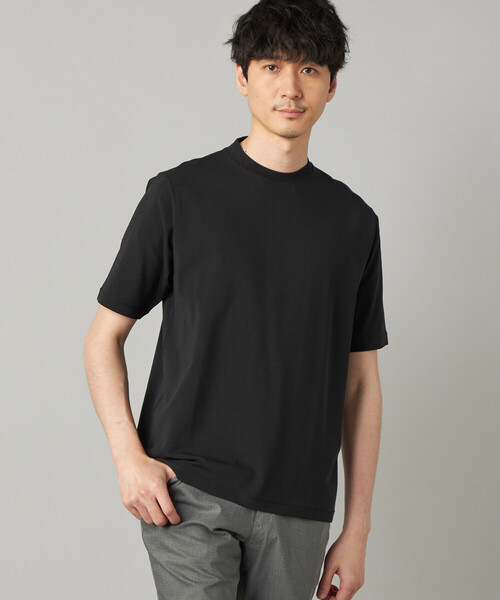COMME CA MEN（コムサメン）の「ジャケット専用 クリーンTシャツ（Tシャツ/カットソー・メンズ・ブラック/チャコールグレー/ホワイト・M/L）」の2枚目の写真