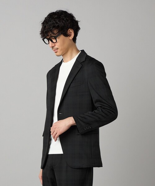 COMME CA MEN（コムサメン）の「ジャケット専用 クリーンTシャツ（Tシャツ/カットソー・メンズ・ブラック/チャコールグレー/ホワイト・M/L）」の5枚目の写真