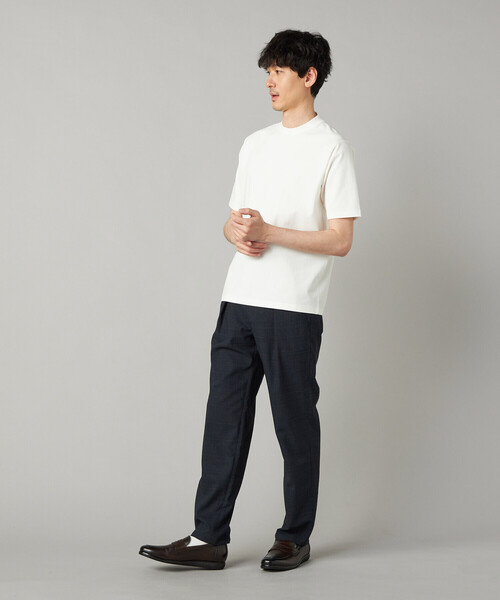 COMME CA MEN（コムサメン）の「ジャケット専用 クリーンTシャツ（Tシャツ/カットソー・メンズ・ブラック/チャコールグレー/ホワイト・M/L）」の9枚目の写真
