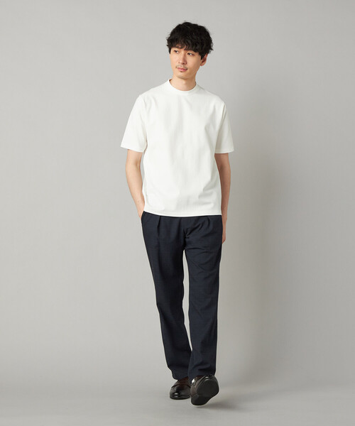 COMME CA MEN（コムサメン）の「ジャケット専用 クリーンTシャツ（Tシャツ/カットソー・メンズ・ブラック/チャコールグレー/ホワイト・M/L）」の10枚目の写真