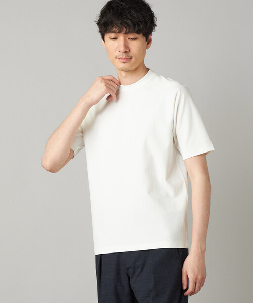 COMME CA MEN（コムサメン）の「ジャケット専用 クリーンTシャツ（Tシャツ/カットソー・メンズ・ブラック/チャコールグレー/ホワイト・M/L）」の11枚目の写真