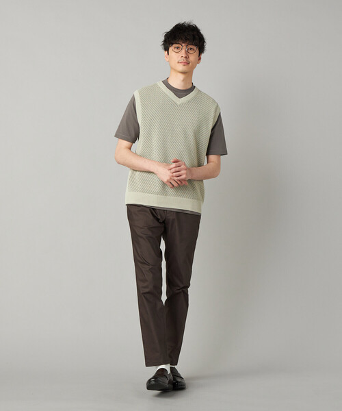 COMME CA MEN（コムサメン）の「ジャケット専用 クリーンTシャツ（Tシャツ/カットソー・メンズ・ブラック/チャコールグレー/ホワイト・M/L）」の18枚目の写真